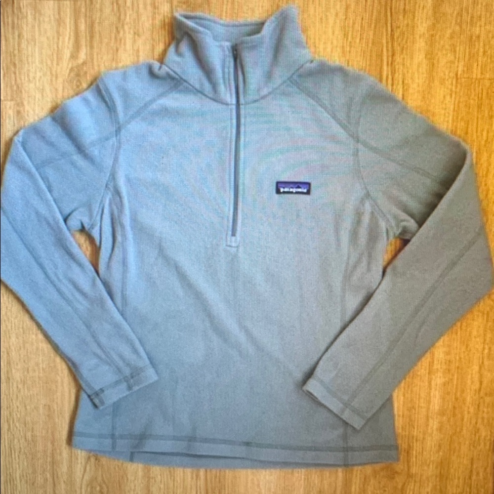 Patagonia Gray Quarter-Zip Pullover